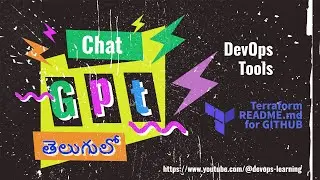 Chat GPT for GITHUB README.md file