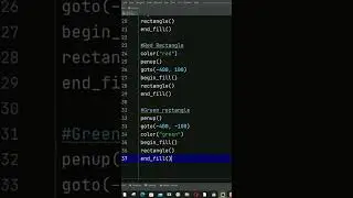 Azerbaijan flag Python tutorial for beginners #Flag #python #youtube #atahoja #atahoja_academy