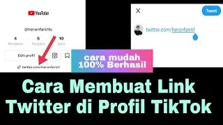 Cara Membuat Link Twitter di Profil TikTok