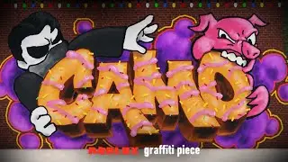 Adding My ROBLOX AVATAR to my Graffiti Piece! | Roblox Spray Paint