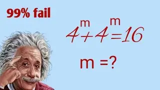 A Nice Exponential Maths Olympiad problem // Find the value of m // How to find