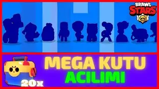 20 TANE MEGA KUTU AÇTIM!!😱| Brawl Stars KUTU AÇILIMI