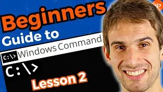 Windows command line prompt . Lesson 2 How to list file and directories.