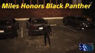 Marvel's Spider-Man 2 Miles Honors Black Panther