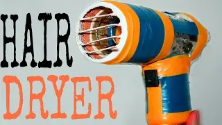 How to make a Powerful Hair Dryer  | Simple and Easy | DIY | Double Fan |