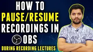 How to pause in Obs - How to pause videos in obs (no editing required) | Obs Settings |  EDUSquadz