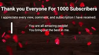 🙏 1000 + Subscribers !!! Thank you All ! |  Namaste 🙏