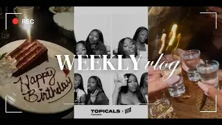 WEEKLY VLOG | TOPICALS UK LAUNCH + TRYING NEW FOOD + SLOWJAMSWITHA + BIRTHDAY BOTTOMLESS BRUNCH