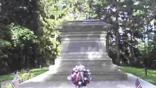 Me at Rutherford B hayes' Gravesite in Fremont Ohio