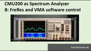 REL #26 CMU200 as SA (software: FreRes and VMA)