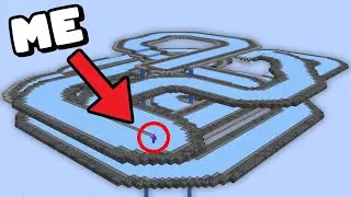 Building the Biggest Racetrack In Minecraft... [Doomsday SMP]
