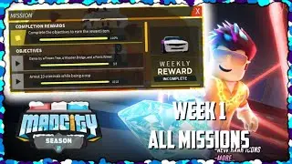 🌟ALL WEEK 1 CHALLENGES!🌟 | Mad City | Roblox