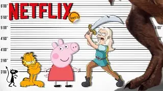 Netflix Size Comparison | Biggest Characters of Netflix Cartoons | Part 2
