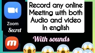 How to record zoom meetings without host permission | in english |  third party app | any meeting ||