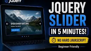 Create Amazing  Slider Using jQuery | Easy Slider Tutorial for Beginners 🔥