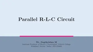 08 PARALLEL RLC CIRCUITS