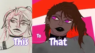 Turning a Sketch into a Digital Art Piece