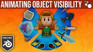 Easily Animating Object Visibility with Geometry Nodes! [In Blender]