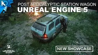 Post Apocalyptic Station Wagon- Unreal Engine 5 