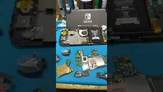 NINTENDO SWITCH Model HDH-S-JXE-CO for changing connector requirements #nintendoswitch #repair