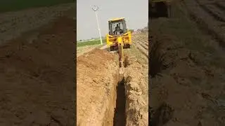 @Excavation for HDPE pipe laying