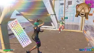 Razer Huntsman Mini Fortnite Keyboard Sounds 😴(Tilted Towers Zone wars Gameplay)