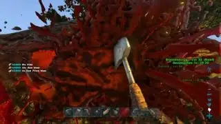 ARK: Survival Evolved - Killing a Bronto w/ High Level Tames