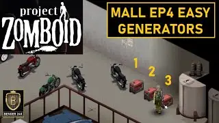 GENERATORS & M16 ROAD TRIP | Project Zomboid Mall | EP4
