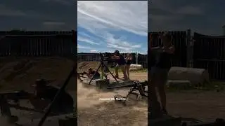3 Belt Fed M2 50 cals vs ballistic dummy       