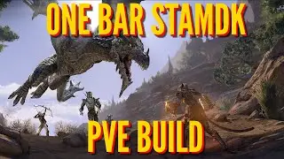 Stamina Dragonknight StamDK One Bar PVE Oakensoul Build (Firesong DLC)