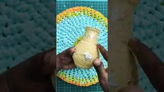 Reuse waste soil pot. best out of waste #art #craft #reuse