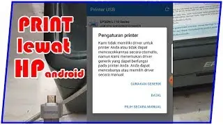 Cara Print Lewat HP dengan USB OTG