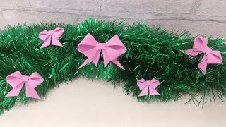 Бантик из фоамирана#бантик из фоамирана за 5 минут#поделки из фоамирана
