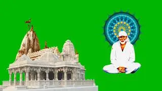 Sai baba temple Green screen | Shirdi Sai Baba background | Sai temple green screen | no copyright