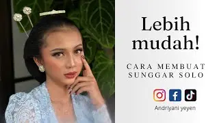 lebih mudah! cara membuat sunggar solo