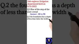 Civil Sub Engineer irrigation department 6/11/2022 || ETEA  Papers ||sub engineer