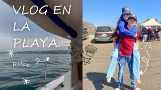 Vlog un día en la playa en pareja ☀️🌊🐚🩵| Lo que hicimos.