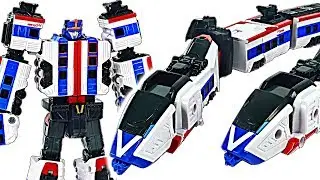 Tobot V Power Train appeared! 5 combine wiht Master V! 