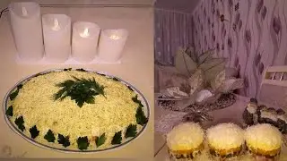 Салат Мимоза, салат Сугробы