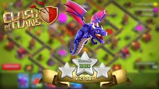 🔥🔥Destroying the Whole TH10 Base with X12 DRAGON 🔥🔥| Clash Of Clans |