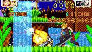 Sora & Cloud vs Sephiroth & Warlock