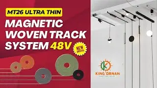 Unprecedented Novelty: MT26 Fabric Ultra Thin Magnetic Track Light Showcase