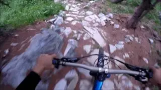 POV Foppettas Flow Trail auf Corviglia