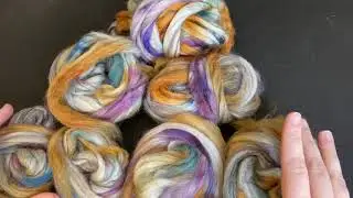 Glitched Stitchery Vlog 023: Spinning a Three-Ply Fractal Yarn