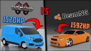 Can I Build A Better Drag Car?? - Automation VS BeamNG