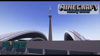 A Fully Retractable Skydome Roof in Minecraft Building Toronto!