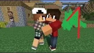 Играю с подругой на сервере Kening Craft (выжывание)