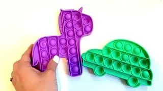 Push Pop Bubble Fidget Squeeze Sensory Toy Popping Fidget Stress Reliever Toys for ADHD Anti-Anxiety