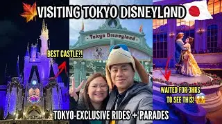 EXPLORING TOKYO DISNEYLAND 🇯🇵 [AUTUMN] | TRYING THE BEAUTY AND THE BEAST RIDE + ALL DISNEY PARADES!