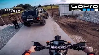 Неадекватный охранник против Эндуро | Honda XR 250, Kayo 140